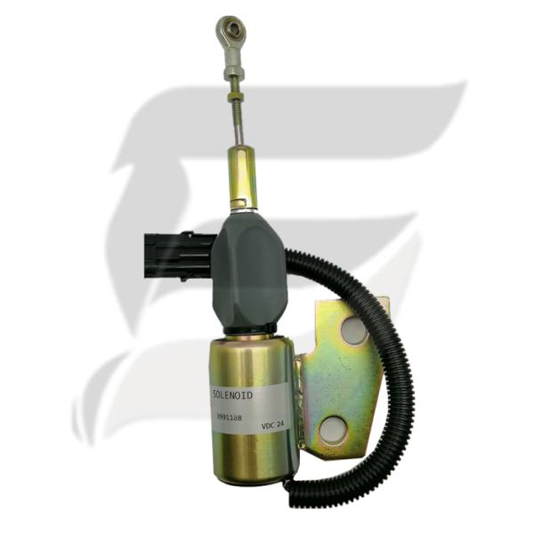 соленоид стопа топлива двигателя 3991168 24V для экскаватора Hyundai R130