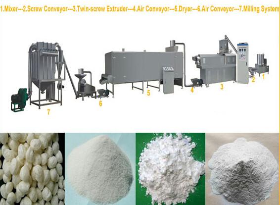 Tapiaco / Wheat Modified Baby Food Making Machine / Prodution Line Low Energy Consumption