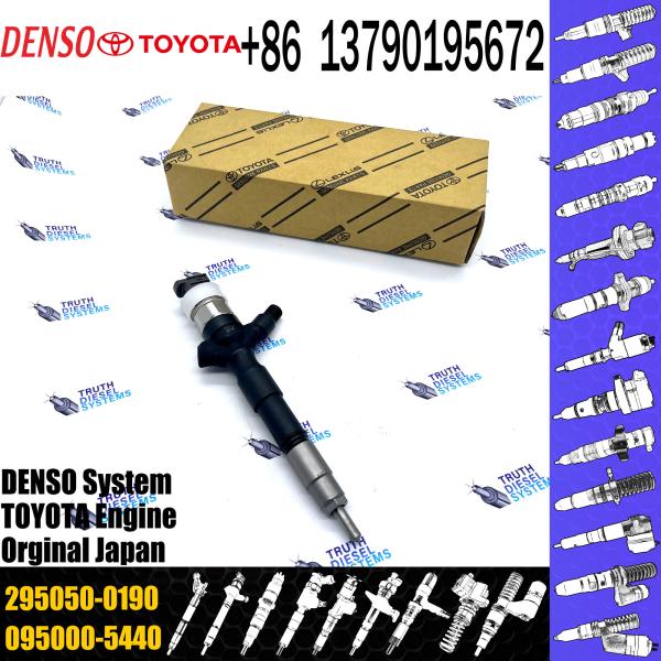 Injetor Common Rail 2950500190 295050 0190 Novo injetor diesel Assy 295050-0190 para Toyota