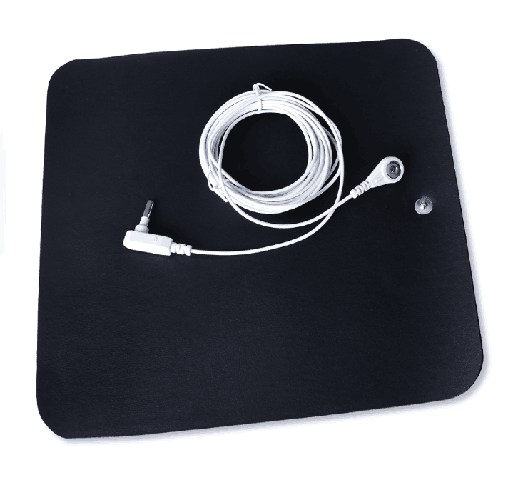 Earthing Grounding PU Leather Mattress Conductive Safety Bed Pad With Breathable Holes Anti-static Mat for Relieve Pain