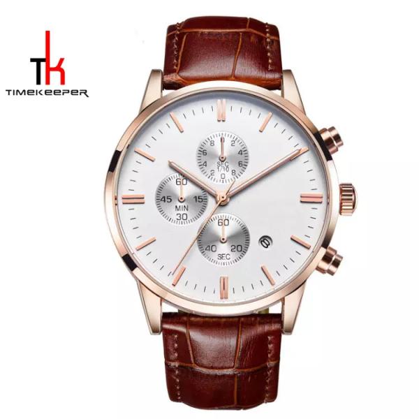 SS Fitness Wrist Watch Six Hands 5 ATM Water Resistant Watch Multifunctional
