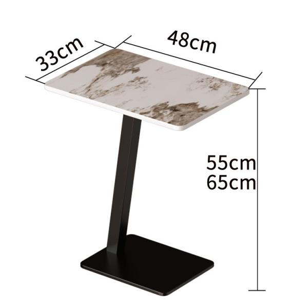 Stainless Steel Sofa Side Table Under Couch For Living Room