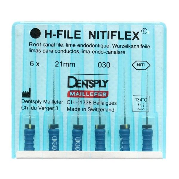 High Efficiency H File Endo , 21mm 25mm 28mm 31mm Length Nitiflex Files