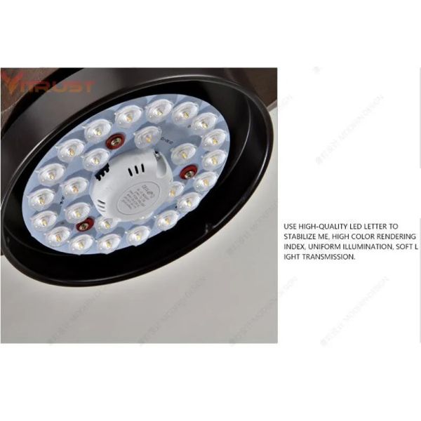 Dimmable ceiling fan with LED Light 60 inch Indoor wood Two-Blade Ceiling Fan light(WH-VLL-40)