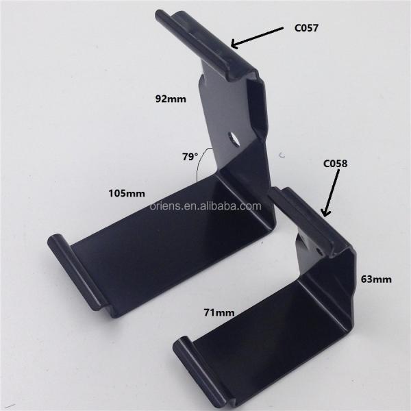 Sheet Metal Stamping Custom Fabrication  Black E-coating Zinc Steel Reusable Plywood Wooden Box Metal Crate Clip