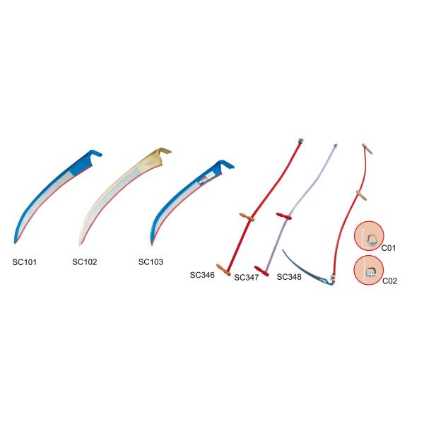 SC101 To SC103 Steel Harvesting Sickle Agriculture 2.2in
