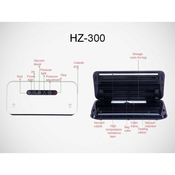 HZ-300 Vacuum Sealer Packaging Machine Netted Bag With Temperature Sensor