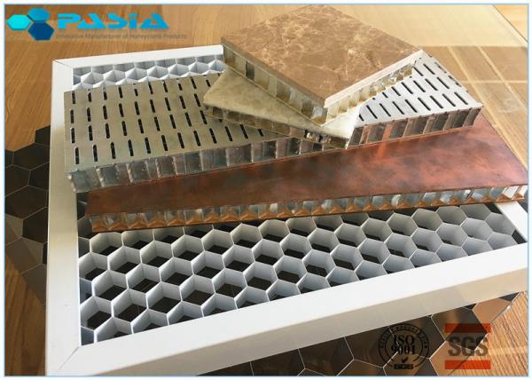 28mm Thickness Eco - Friendly Aluminum Honeycomb Core Panels Curtain Wall Board