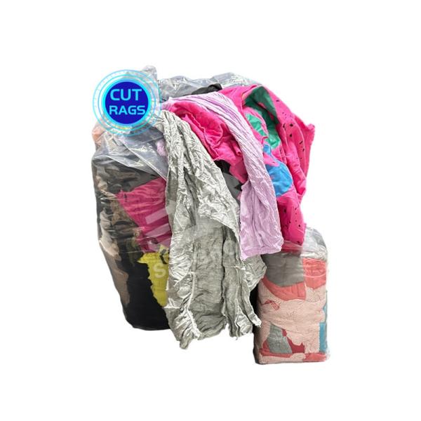 10KG 15KG 20KG 25KG Knit Rags Cutting Waste Rags Cotton fabrics scrap Textile waste 100% Cotton Color Stitched Wiping Rags