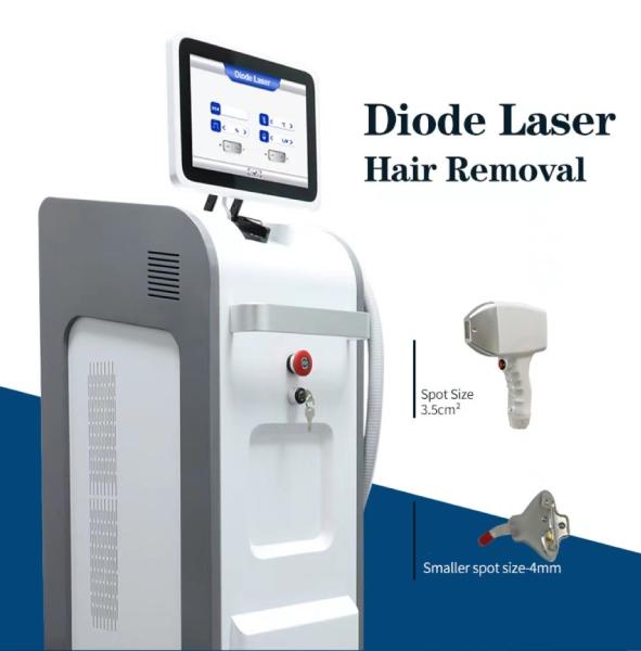 808nm Diode Laser Hair Removal Machine 10.4 LCD 400ms Pulse Width