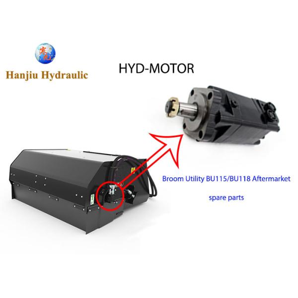 CAT 2579370 Utility Broom BU115 BU118 Hyd Motor Compatible Equipment Models