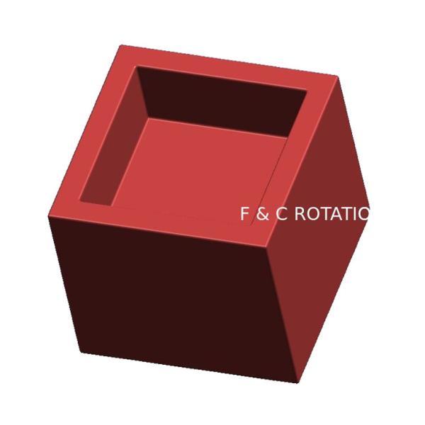 Rotational Molding Cube Flower Pot Mold, Flower Pot Mould
