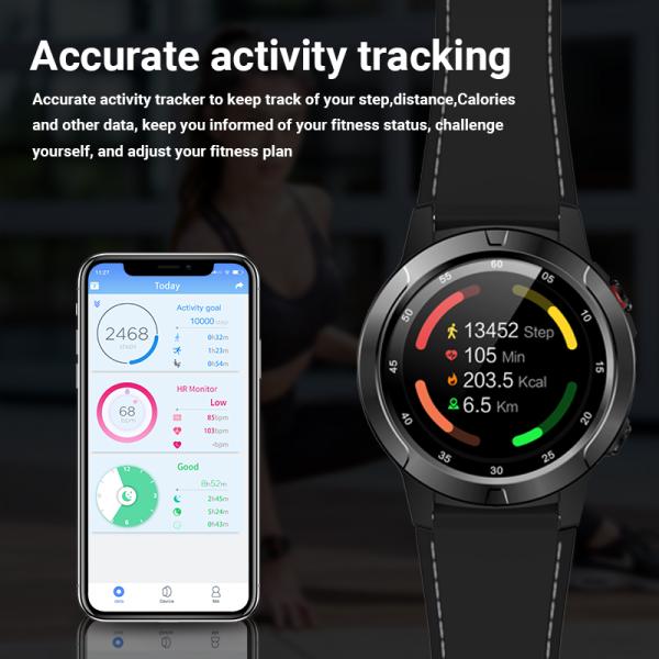 GPS Sports Fitness Tracking Smartwatch IP67 Waterproof Bluetooth 3.0