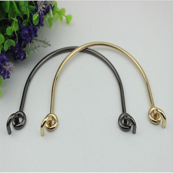 Leather bag hardware gunmetal color 150 mm zinc alloy handbag metal handle
