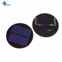 panneau résidentiel Φ80X2.5mm d'énergie solaire du panneau solaire ZW-R80 de résine d'époxyde du panneau solaire 5.5V de l'ANIMAL FAMILIER 0.5W