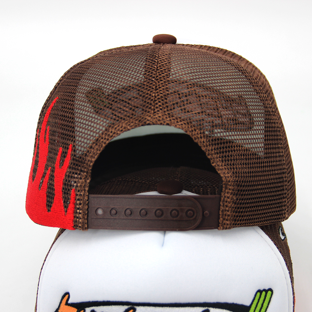 Embroidered Mesh 5 Panel Trucker Cap Sport Truckers Adult Embroidered Custom