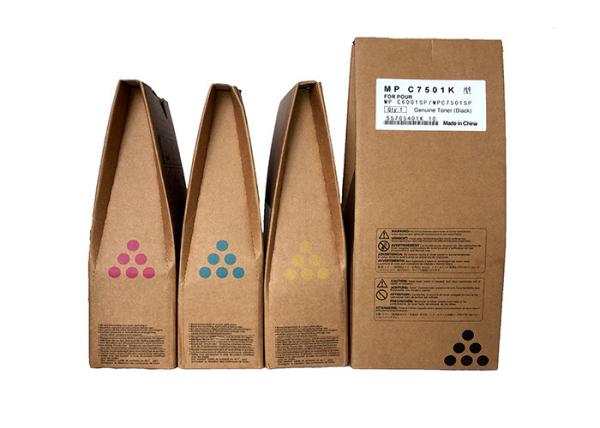 MP C7501C Ricoh Color Toner Cartridge For Aficio MPC6001SP / 7501SP 24000 Pages