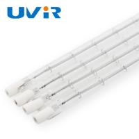 Base transparente dos calefatores infravermelhos R7S do tubo de vidro para a secagem de pintura
