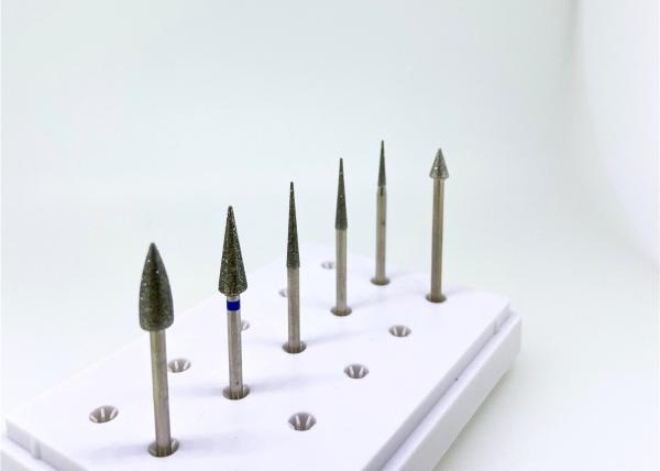 A agulha dá forma ao laboratório dental Diamond Burs de Diamond Polishing Burs 2.35mm