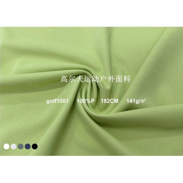 Outdoor Golf Shirt Fabric Comfortable And Soft Sports Shirt Fabric 141GSM