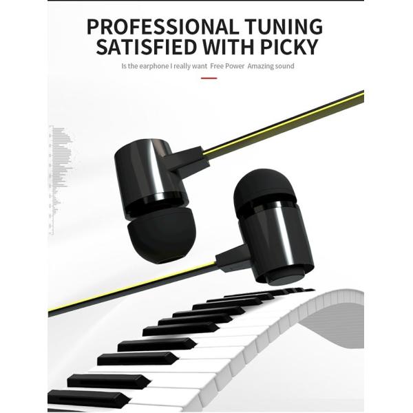 HiFi Sound 3.5mm 98dB Sport Earbuds Wired Earphone