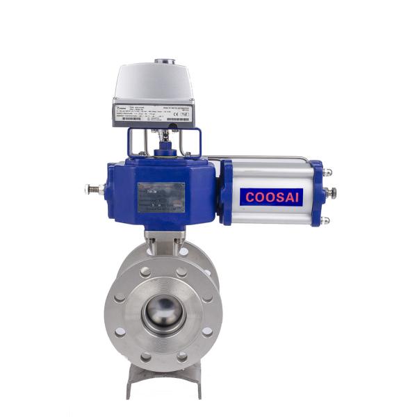DN15-DN1200 Electric Segment Ball Valve with Electric Operation Method