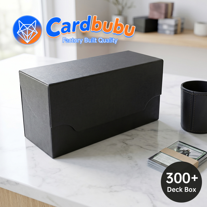 Custom PP Large Card Deck Box 300 Cards Double Sleeved Card Storage Box OEM