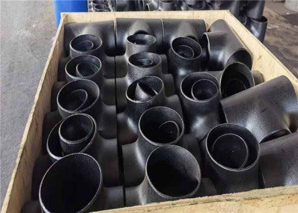 AUTHENTIC A420 WPL6 Carbon Steel Tee Forged Butt Welded Reducing Tee 50mm 100mm