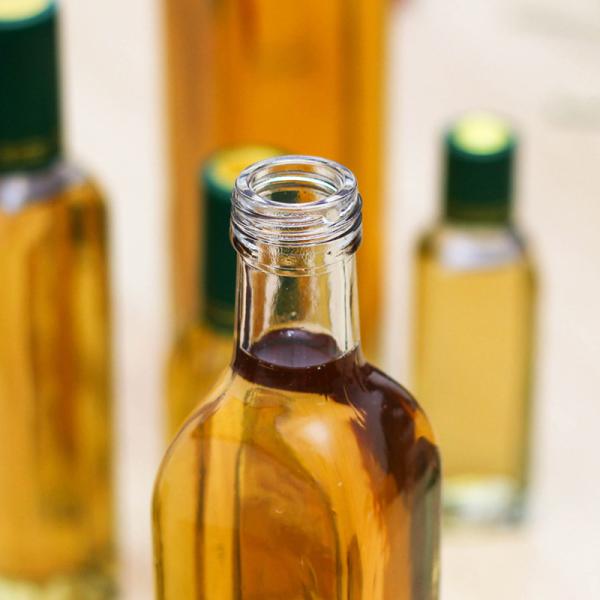 стеклянная бутылка оливкового масла 250мл/500мл/750мл с цветом ясности пылезащитного колпачка