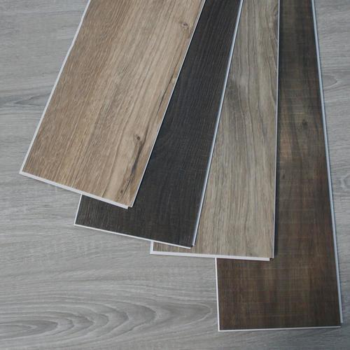 Protex 5mm Vinyl Plank SPC Click Flooring Edificio de oficinas Necesidad con capa de desgaste de 0.3mm