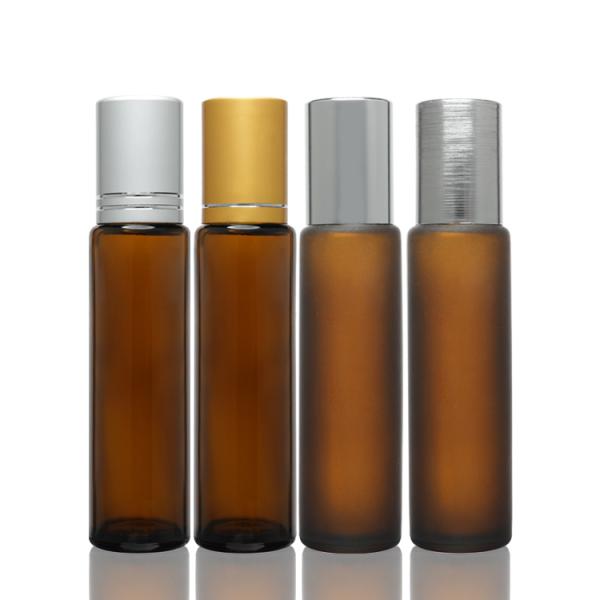 Круг ролик 15 Ml разливает янтарные замороженные бутылки по бутылкам для упаковки масла духов