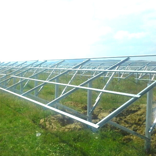 Custom Canopy Solar Panel Support Structure For Open Site Carport