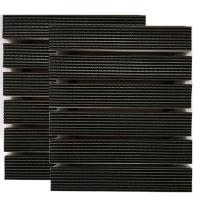 6063 T5 Tapis de porte en aluminium rempli de caoutchouc antidérapante