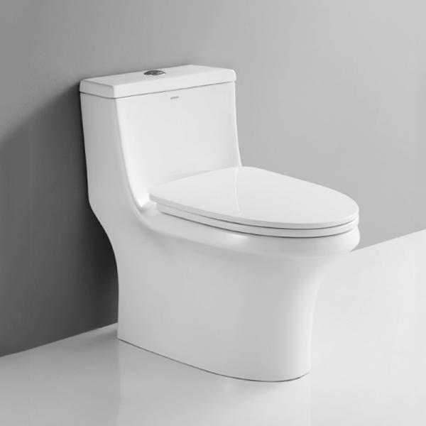 Компактные цельные туалеты удваивают полный шар вытянутый 0.8gpf 5 литров