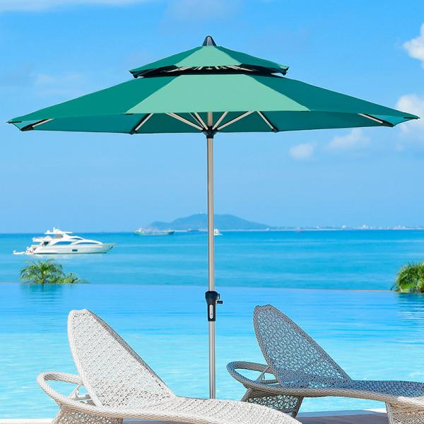 Sturdy Outdoor Umbrella 38mm Pole Size 230-250cm Product Height Ideal for Your Garden
