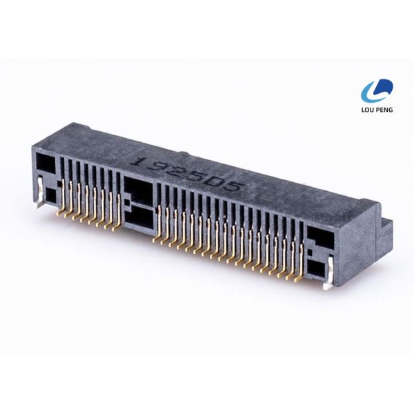 Gold Plated Contact Mini PCI Express Slot Featuring Dielectric Withstanding Voltage 300V AC RMS Ideal for Communication and Networking Devices
