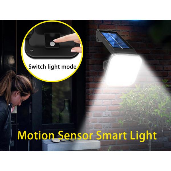 Solar Motion Sensor Wall Light, 54LED Led Solar Light Outdoors Waterproof Solar Power Garden Light