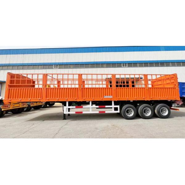 TITAN Animal Cattle Transport Trailers | Fence Semi Trailer | Sugar Cane Trailer 50 Tons for Sale