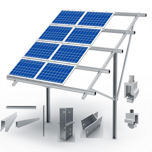 Perfis de alumínio anodizados da extrusão AL6005-T5 com o suporte do painel solar de preços de fábrica