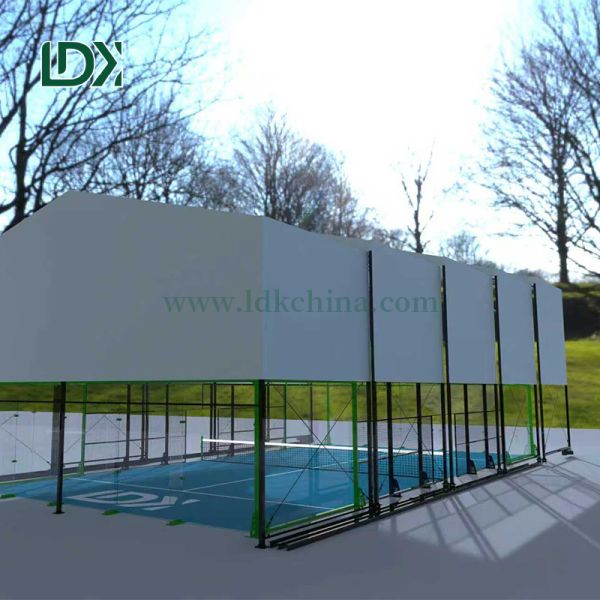 Factory Direct Padel Court Roof System for Commercial Installation