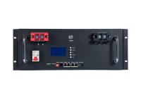 Montage sur support Batterie au lithium-ion-phosphate Lifepo4 48v 100ah 300ah Batterie solaire