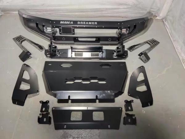 Black Q235 Ranger Raptor FORD Bull Bar 4x4 Steel Bumpers