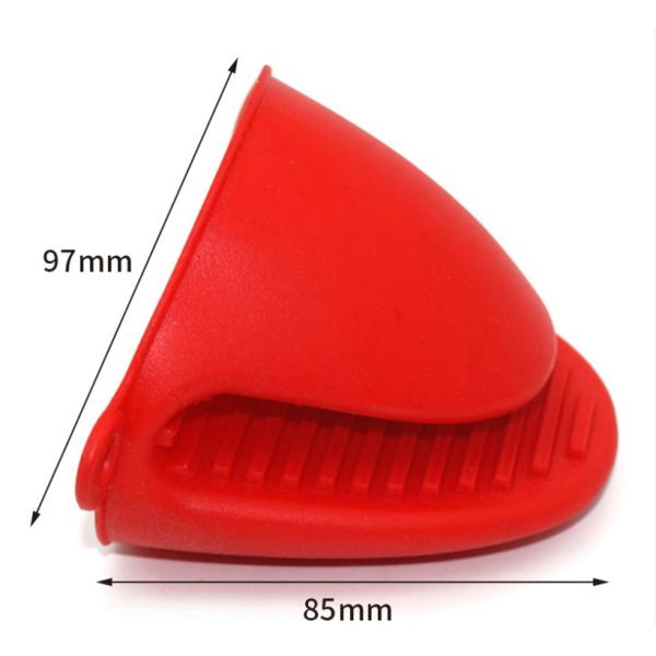 High Temperature Resistant Kitchen Gadget Tools Silicone Mitten Heat Insulation Anti - Skid Baking Oven Plate Holder