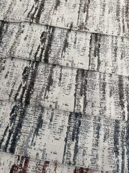 Luxury Jacquard Curtain Fabric European Living Room Chenille Curtain Fabric