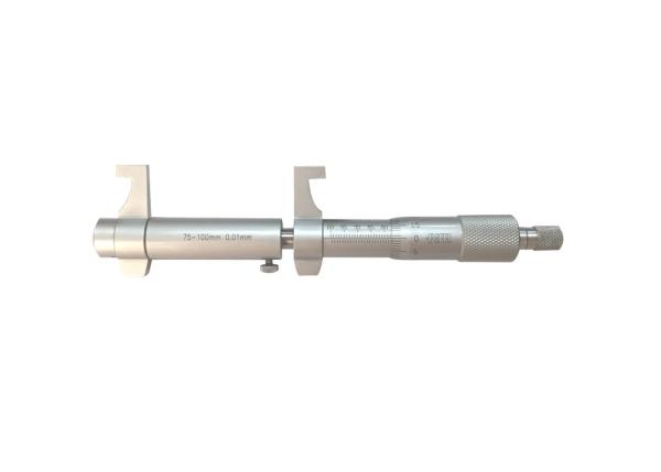 Caliper Type Inside Micrometer for Measuring Irregularly Shaped Inner Holes or Grooves