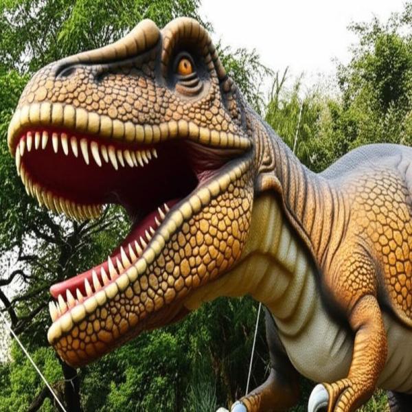 Puerta de Dinosaurio Animatrónica Personalizada para Parques Temáticos