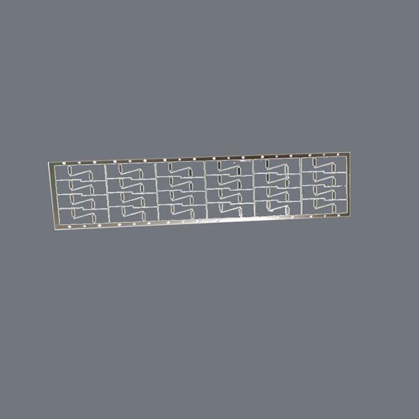 Cadre de connexion micro-gravé, largeur de ligne 0,015 mm, qualité médicale/automobile