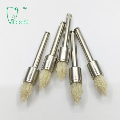 Nylon Bristle Dental Polishing Kit , Pencil Sharp Type Dental Prophy Brush