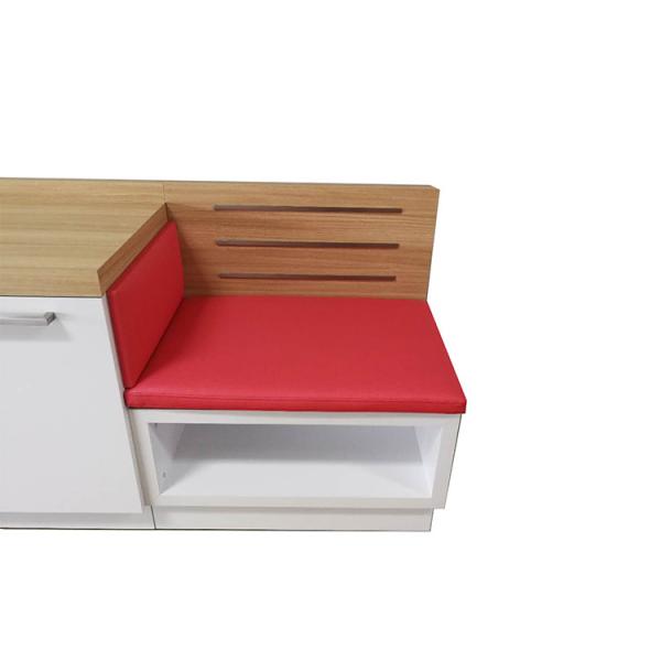 Hilton Garden Inn Modern Luxury High Gloss Panel with brushed stainless steel Upholstery baggage holder writing Desk