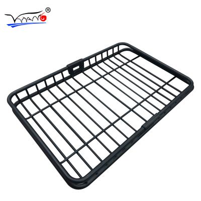 Steel E005 M6 Roof Rack Basket For Universal Car Black Color Easy Installation